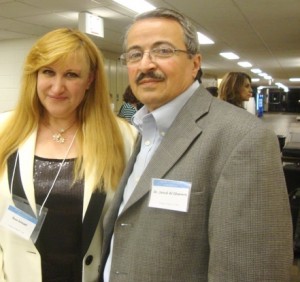  The poet at DePaul University attending with her husband the Arabic Literature Conference which was held in May 31, 2014  